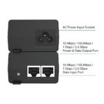 TP-Link Omada POE260S 2.5G PoE+ Injector Adapter 30W Wall Mountable Black