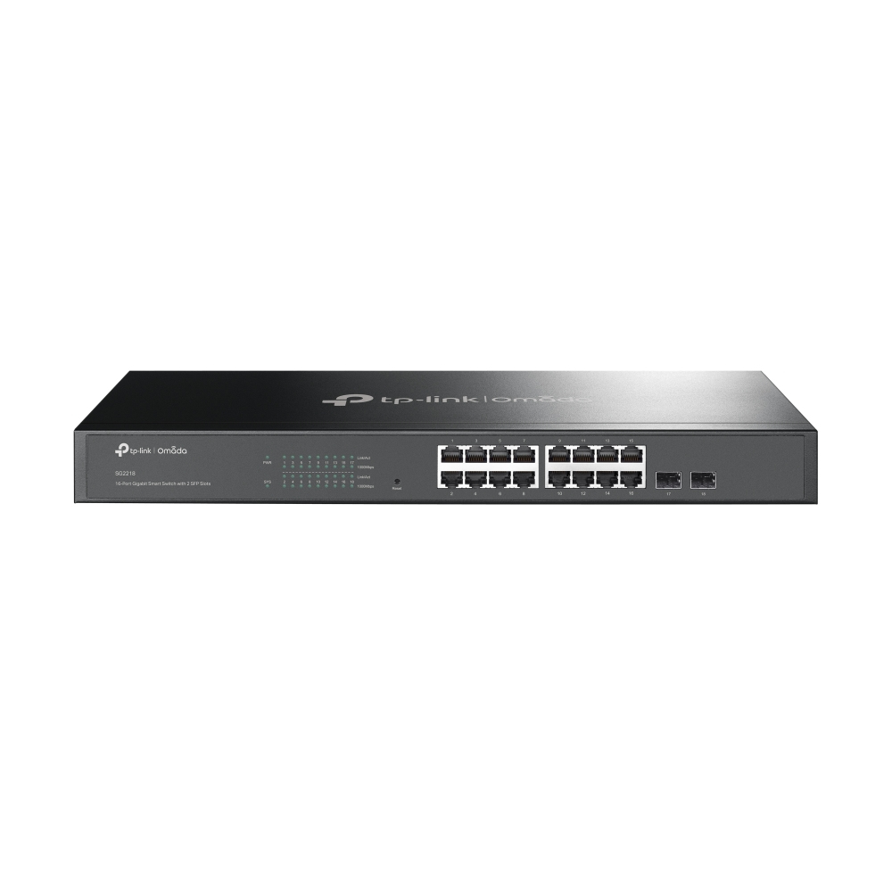 TP-Link Omada SG2218 16-Port Gigabit Smart Managed Switch 2 SFP Slots L2/L2+ Static Routing TP-Link Omada SG2218 16-Port Gigabit Smart Managed Switch 2 SFP Slots L2/L2+ Static Routing