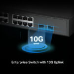 TP-Link Omada SG3218XP-M2 16-Port 2.5G PoE+ L2+ Managed Switch with 2x 10GE SFP+ Slots, 240W Budget