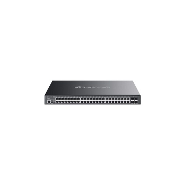 TP-Link Omada SG3452XMPP Managed L2+ Gigabit PoE+ PoE++ Switch, 48x RJ45, 4x 10G SFP+, 750W, 1U Black