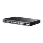 TP-Link Omada SG5452XMPP L3 Managed PoE++ Network Switch 48x Gigabit PoE Ports 4x 10G SFP+ Black