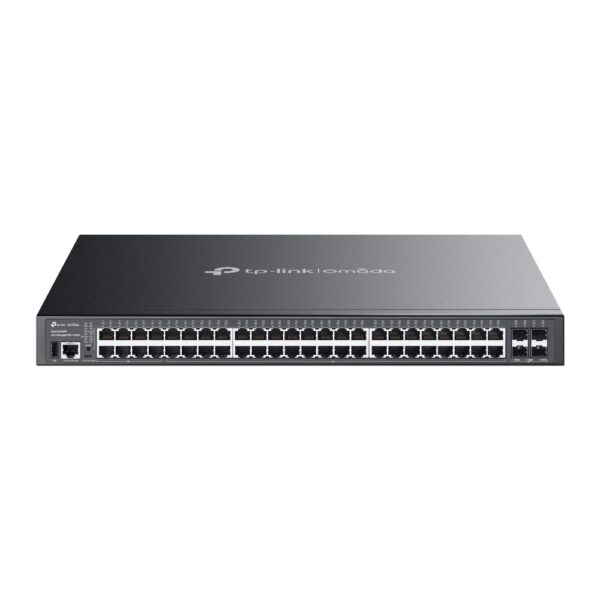 TP-Link Omada SG5452XMPP L3 Managed PoE++ Network Switch 48x Gigabit PoE Ports 4x 10G SFP+ Black