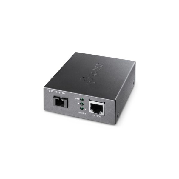 TP-Link Omada TL-FC111B-20 Bi-Directional WDM Fiber Media Converter 100 Mbps SC Single-mode 20km