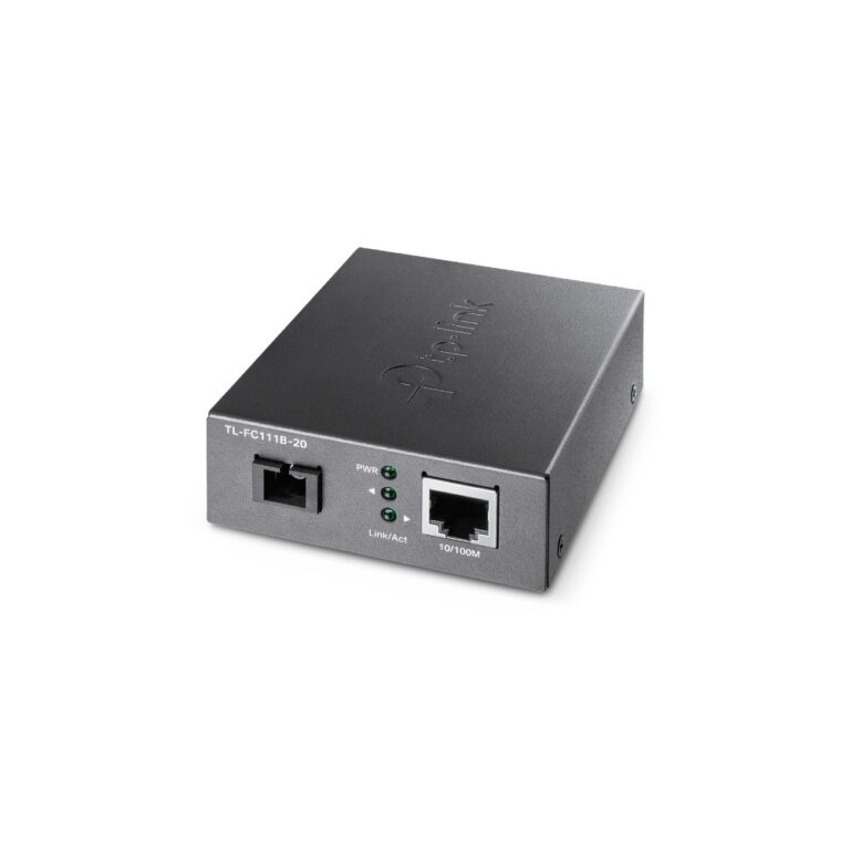 TP-Link Omada TL-FC111B-20 Bi-Directional WDM Fiber Media Converter 100 Mbps SC Single-mode 20km