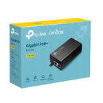 TP-Link Omada TL-POE160S PoE+ Injector Adapter, Gigabit Ethernet, 30W Output, Wall Mountable, Black