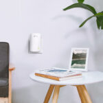 TP-Link RE200 Dual-Band Wi-Fi Range Extender, 433 Mbit/s, Ethernet LAN, 3 Antennas, White