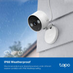 TP-Link Tapo C120 Indoor/Outdoor 2K Wi-Fi Security Camera White