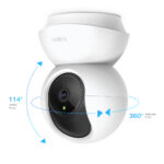 TP-Link Tapo C200 Pan/Tilt 1080p Wi-Fi Home Security Camera 360° View White
