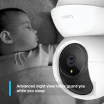 TP-Link Tapo C200 Pan/Tilt 1080p Wi-Fi Home Security Camera 360° View White