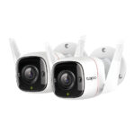 TP-Link Tapo C310 2K Outdoor Security Wi-Fi Camera IP66 White 2-Pack