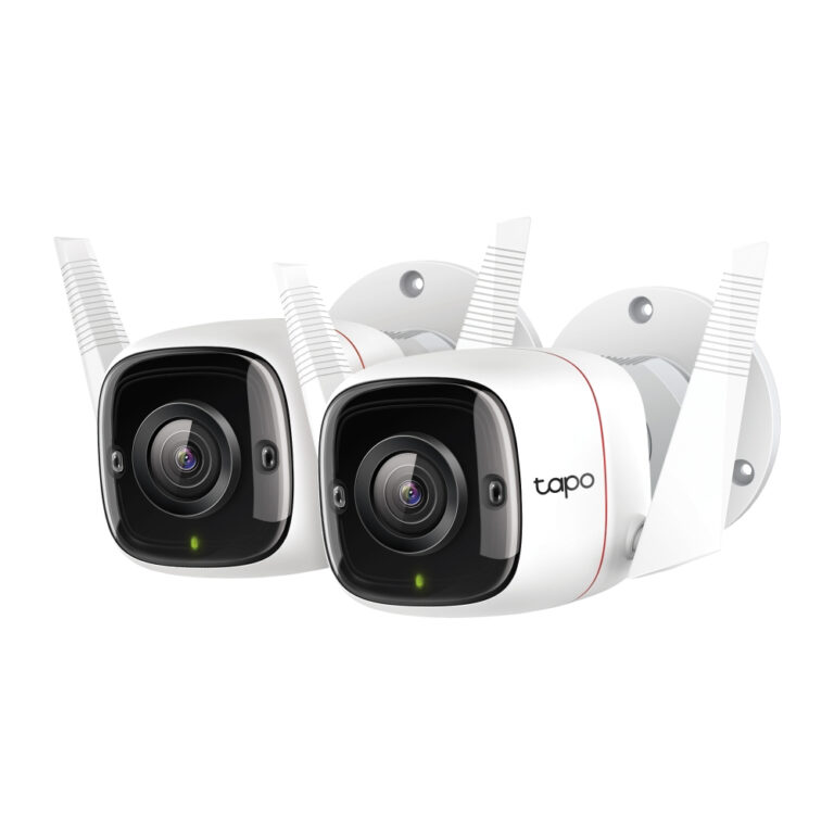 TP-Link Tapo C310 2K Outdoor Security Wi-Fi Camera IP66 White 2-Pack