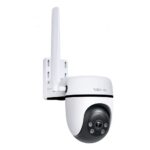 TP-Link Tapo C501GW Outdoor Pan/Tilt 4G LTE IP Camera, 1080p, IP66, Two-Way Audio, White