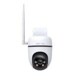 TP-Link Tapo C501GW Outdoor Pan/Tilt 4G LTE IP Camera, 1080p, IP66, Two-Way Audio, White