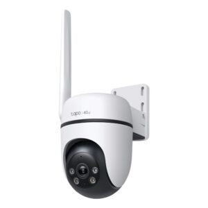 TP-Link Tapo C501GW Outdoor Pan/Tilt 4G LTE IP Camera, 1080p, IP66, Two-Way Audio, White