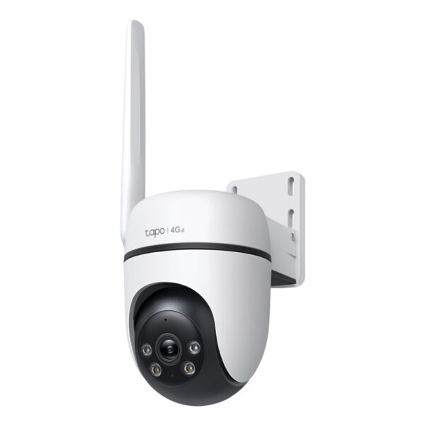 TP-Link Tapo C501GW Outdoor Pan/Tilt 4G LTE IP Camera, 1080p, IP66, Two-Way Audio, White