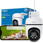 TP-Link Tapo C510W Outdoor Pan/Tilt Security Wi-Fi Camera 3 MP IP65 White, Black