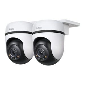 TP-Link Tapo C510W V2 Outdoor Pan/Tilt Security Camera, IP65, 2K 2304x1296, Night Vision, Wi-Fi, 2-Way Audio
