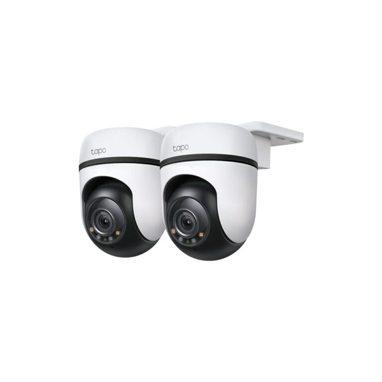 TP-Link Tapo C510W V2 Outdoor Pan/Tilt Security Camera, IP65, 2K 2304x1296, Night Vision, Wi-Fi, 2-Way Audio