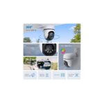 TP-Link Tapo C510W V2 Outdoor Pan/Tilt Security Camera, IP65, 2K 2304x1296, Night Vision, Wi-Fi, 2-Way Audio