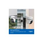 TP-Link Tapo C510W V2 Outdoor Pan/Tilt Security Camera, IP65, 2K 2304x1296, Night Vision, Wi-Fi, 2-Way Audio