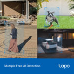 TP-Link Tapo C520WS Outdoor Pan/Tilt 2K QHD Wi-Fi Security Camera IP66 Black, White