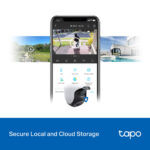 TP-Link Tapo C520WS Outdoor Pan/Tilt 2K QHD Wi-Fi Security Camera IP66 Black, White
