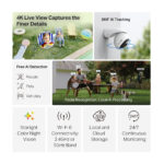 TP-Link Tapo C560WS Outdoor Pan/Tilt Security Wi-Fi 6 Camera 4K Wi-Fi Wired White