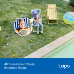 TP-Link Tapo C560WS Outdoor Pan/Tilt Security Wi-Fi 6 Camera 4K Wi-Fi Wired White