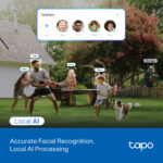 TP-Link Tapo C560WS Outdoor Pan/Tilt Security Wi-Fi 6 Camera 4K Wi-Fi Wired White