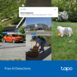 TP-Link Tapo C560WS Outdoor Pan/Tilt Security Wi-Fi 6 Camera 4K Wi-Fi Wired White