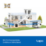 TP-Link Tapo C560WS Outdoor Pan/Tilt Security Wi-Fi 6 Camera 4K Wi-Fi Wired White