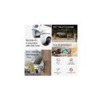 TP-Link Tapo C615G KIT 4G Outdoor IP Security Camera 3MP 2K Pan/Tilt 512GB MicroSD White