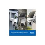 TP-Link Tapo C615G KIT 4G Outdoor IP Security Camera 3MP 2K Pan/Tilt 512GB MicroSD White