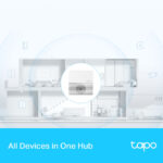 TP-Link Tapo H200 Smart Hub for up to 64 Devices with Wi-Fi, Ethernet, MicroSD & Smart Alarm - White