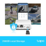 TP-Link Tapo H200 Smart Hub for up to 64 Devices with Wi-Fi, Ethernet, MicroSD & Smart Alarm - White
