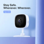 TP-Link Tapo Indoor Cube Wi-Fi Security Camera 1080p White and Black