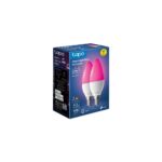 TP-Link Tapo L430C Smart Wi-Fi Candle Light Bulb, Multi-colour, 4.8W E14, 470lm, Dimmable, 2-Pack
