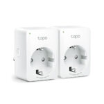 TP-Link Tapo Mini Smart Wi-Fi Socket P100 2-Pack White Wireless Indoor Home Plug