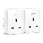 TP-Link Tapo Mini Smart Wi-Fi Socket P100 2-Pack White Wireless Indoor Home Plug