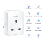 TP-Link Tapo P110 Mini Smart Wi-Fi Socket with Energy Monitoring 4-Pack, White