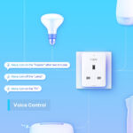 TP-Link Tapo P110 Mini Smart Wi-Fi Socket with Energy Monitoring 4-Pack, White
