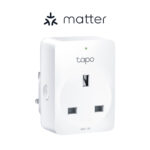 TP-Link Tapo P110M Mini Smart Wi-Fi Plug with Energy Monitoring, 16A, 2990W, UK, White
