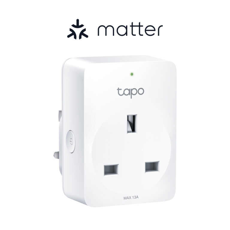 TP-Link Tapo P110M Mini Smart Wi-Fi Plug with Energy Monitoring, 16A, 2990W, UK, White