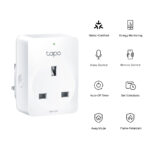 TP-Link Tapo P110M Mini Smart Wi-Fi Plug with Energy Monitoring, 16A, 2990W, UK, White