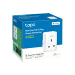 TP-Link Tapo P110M Mini Smart Wi-Fi Plug with Energy Monitoring, 16A, 2990W, UK, White