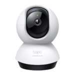 TP-Link Tapo Pan/Tilt AI Home Security Wi-Fi Camera 2K QHD White, Black