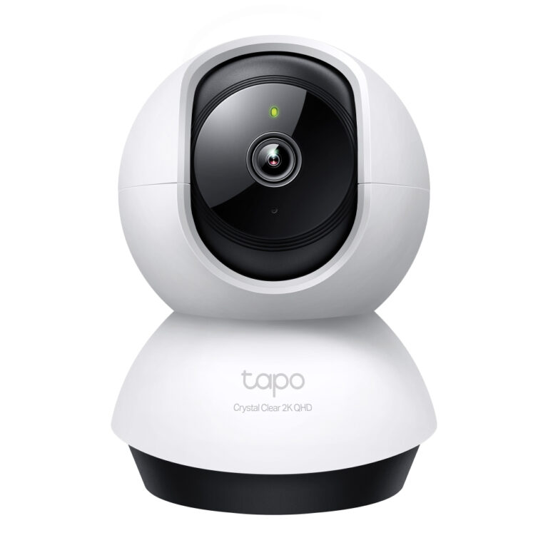 TP-Link Tapo Pan/Tilt AI Home Security Wi-Fi Camera 2K QHD White, Black