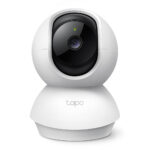 TP-Link Tapo Pan/Tilt Home Security Wi-Fi Camera 2K 3MP Indoor Spherical White Black