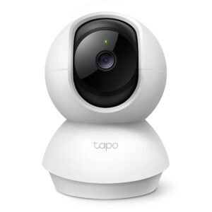 TP-Link Tapo Pan/Tilt Home Security Wi-Fi Camera 2K 3MP Indoor Spherical White Black