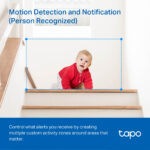 TP-Link Tapo Pan/Tilt Home Security Wi-Fi Camera 2K 3MP Indoor Spherical White Black